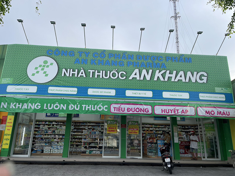 Nhà thuốc An Khang tại 1066 Nguyễn Trung Trực, Khu phố 2 (Ngay Bách hóa XANH vòng xoay Phan Thị Ràng), Phường Rạch Giá, Tỉnh An Giang, Việt Nam